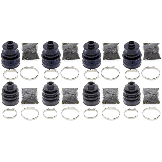 Complete Front & Rear Inner & Outer CV Boot Repair Kit YFM550 Grizzly EPS 09-13