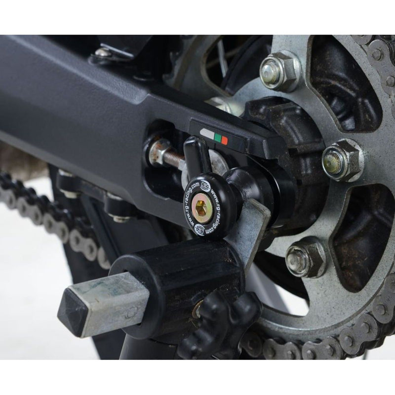 Load image into Gallery viewer, R&amp;G Racing Black Cotton Reels Offset For 2014-2019 Honda CB650F
