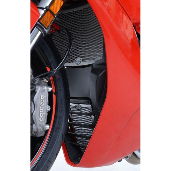 R&G Racing Silver Aluminum Radiator and Oil Cooler Guard Kit RAD9020SI