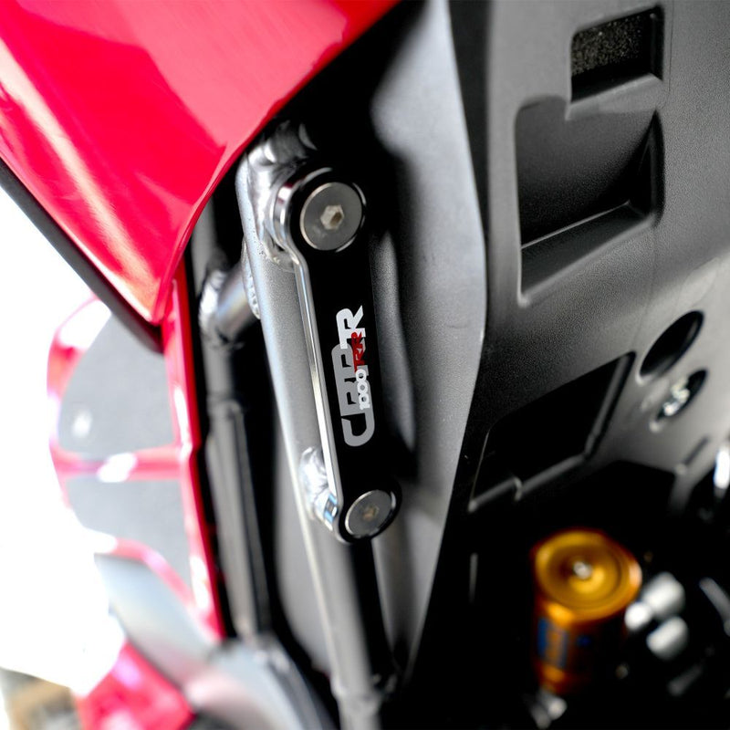 Load image into Gallery viewer, R&amp;G Racing Black Footrest Delete Blanking Plates For 2021-2023 Honda CBR1000RR-R Fireblade SP CBR10SPM
