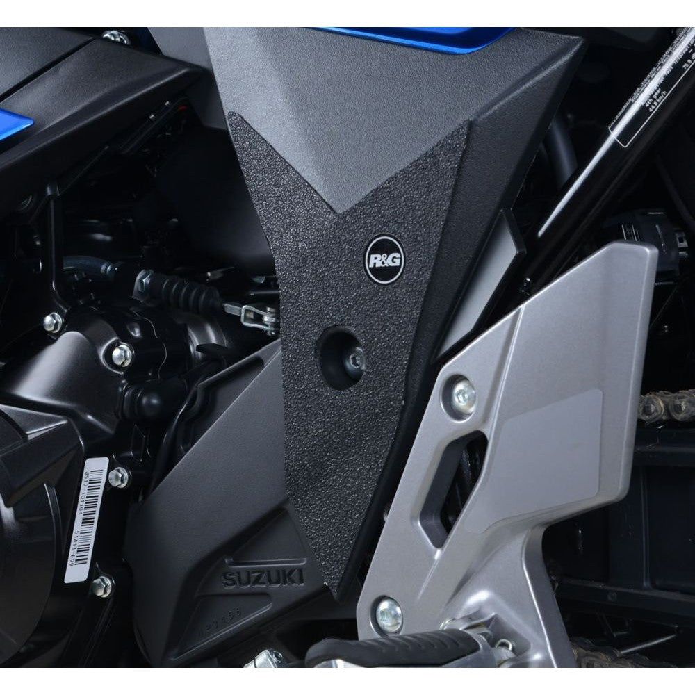R&G Racing Black Boot Guard Kit For 2018-2020 Suzuki GSX250R EZBG710BL