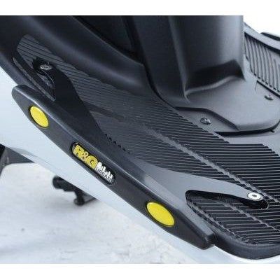 Load image into Gallery viewer, R&amp;G Racing Black Footboard Sliders For 2015-2017 Yamaha Tricity 125 TP0020BK

