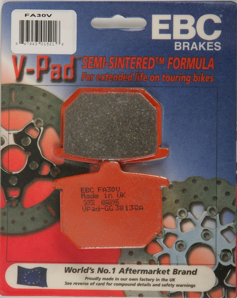 Load image into Gallery viewer, EBC 1 Pair V-Pad Semi-Sintered Touring Brake Pads For Honda CB750F SS 1979-1980
