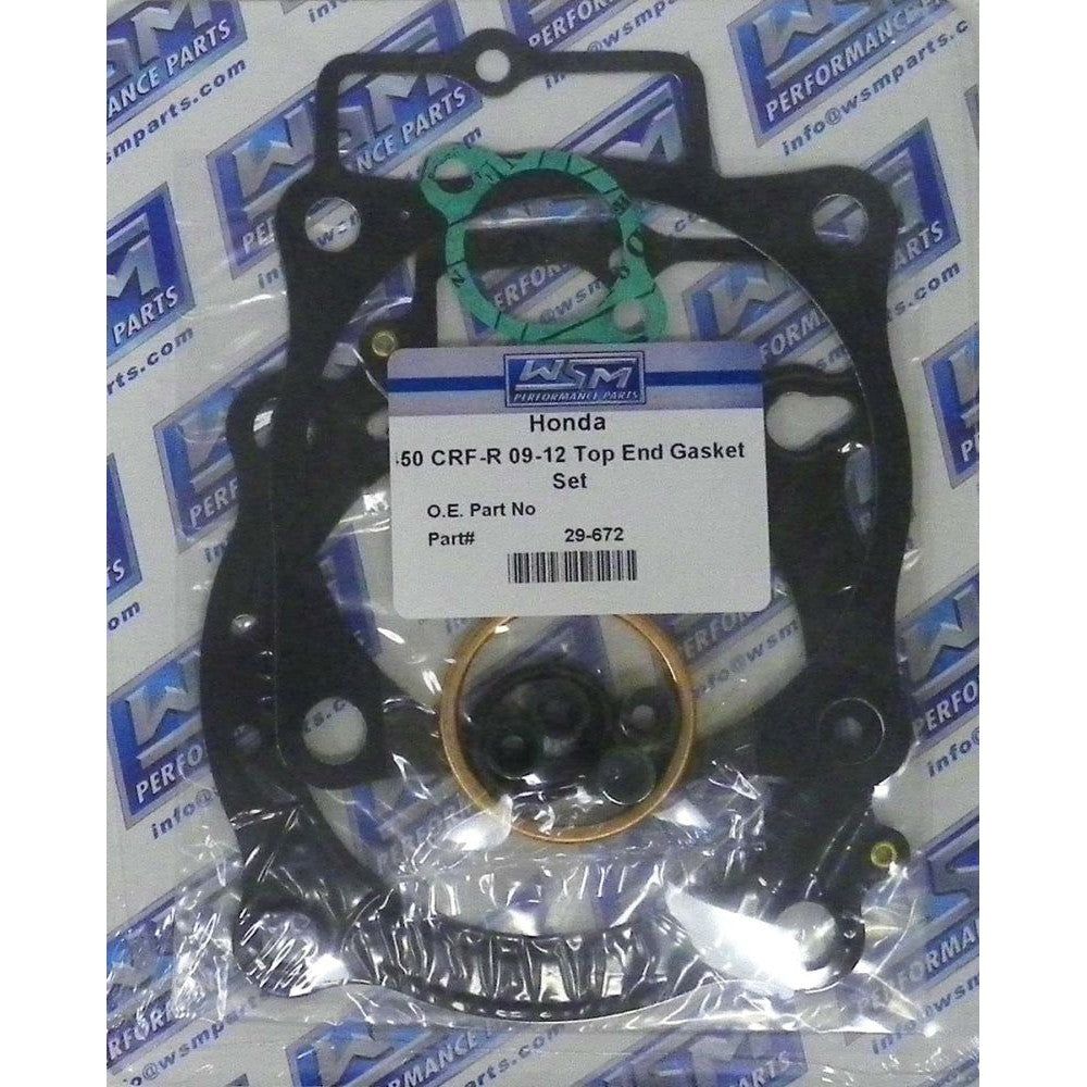 WSM Top End Gasket Kit For Honda 450 CRF-R / CRF-RX 09-18 29-672
