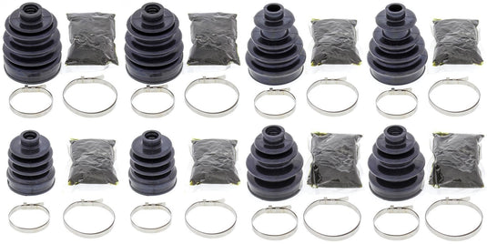 Complete Front & Rear Inner & Outer CV Boot Repair Kit Outlander 330 04-05