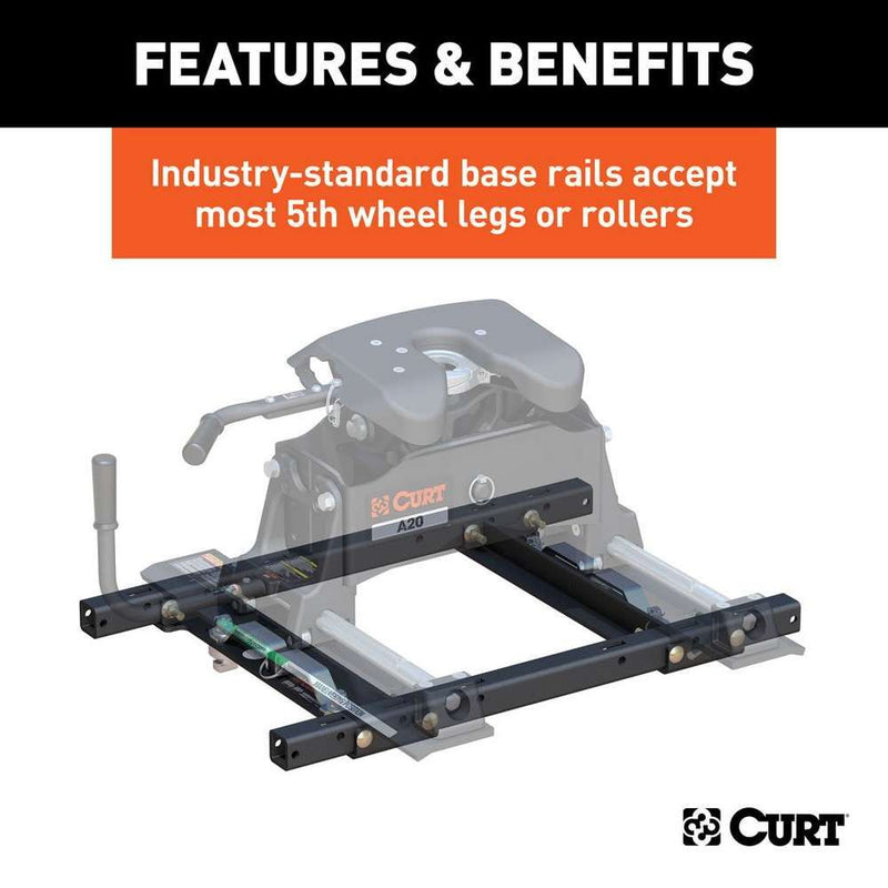 Load image into Gallery viewer, CURT OEM Puck System 5th Wheel Adapter fits 2020-Current GM 2500/3500 &amp; 2011-Current Ford Super Duty Equipped With OEM Under-Bed Prep Package
