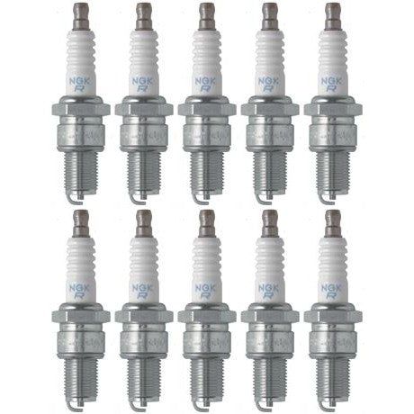 Set of 10 NGK Standard Spark Plugs Arctic Cat EXT (EFI) 1998-1994 Engine 580cc