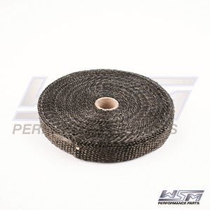 Load image into Gallery viewer, WSM 1&#39;&#39; x 50&#39; - Black Exhaust Wrap 014-1085
