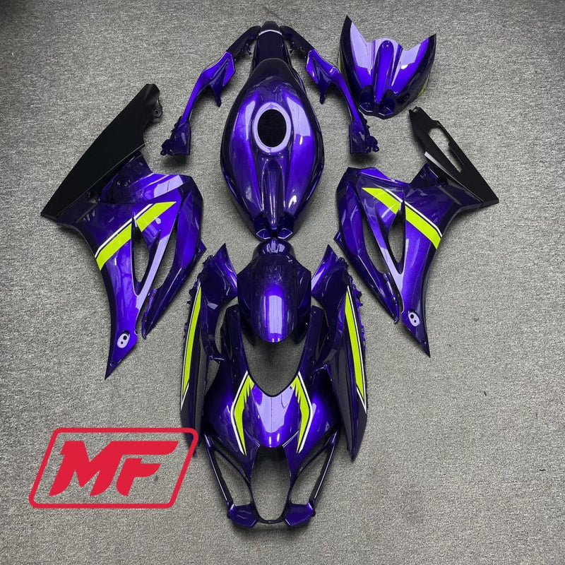 Load image into Gallery viewer, Monster Fairings Full Kit Suzuki GSXR1000 17-24 Matte Light Purple + Windshield + Gas Tank Cover
