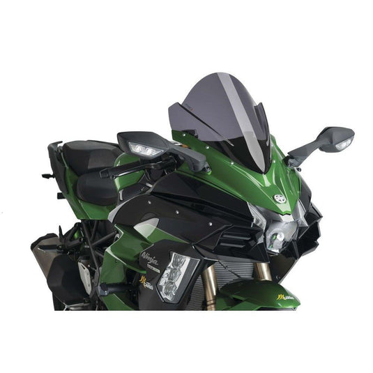 Puig Universal Windshield Racing Dark Smoke - 9704F