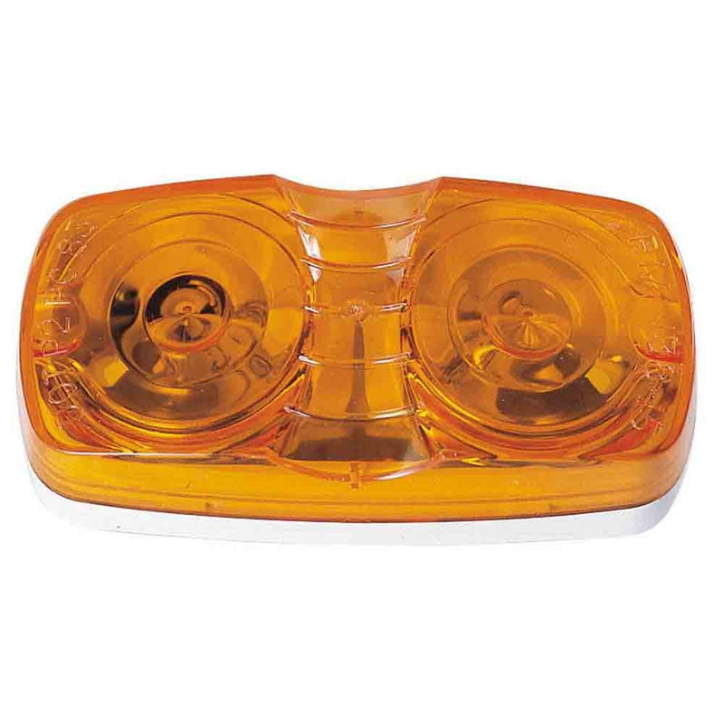 Load image into Gallery viewer, Amber Double Bulls-Eye Clearance and Side Marker Light
