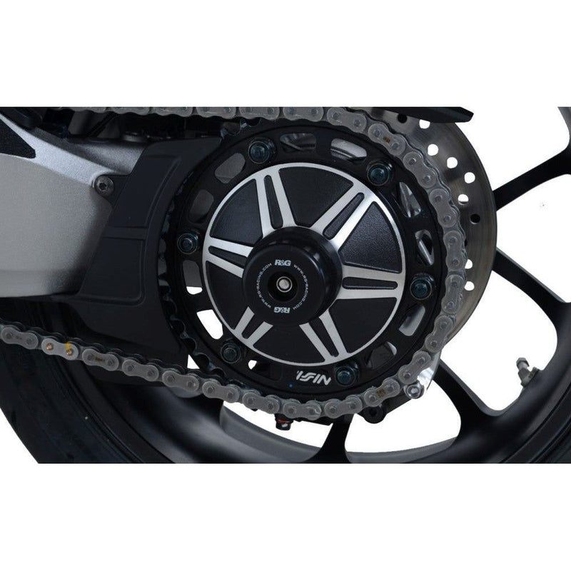 Load image into Gallery viewer, R&amp;G Racing Black Swingarm Protectors For 2018-2019 Honda CB1000R PLUS
