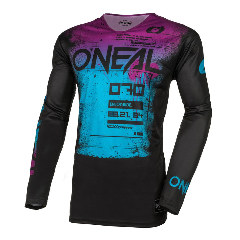 Load image into Gallery viewer, Motocross Jersey 242 O&#39;Neal Mayhem Scarz Black / Blue Motocross Jersey
