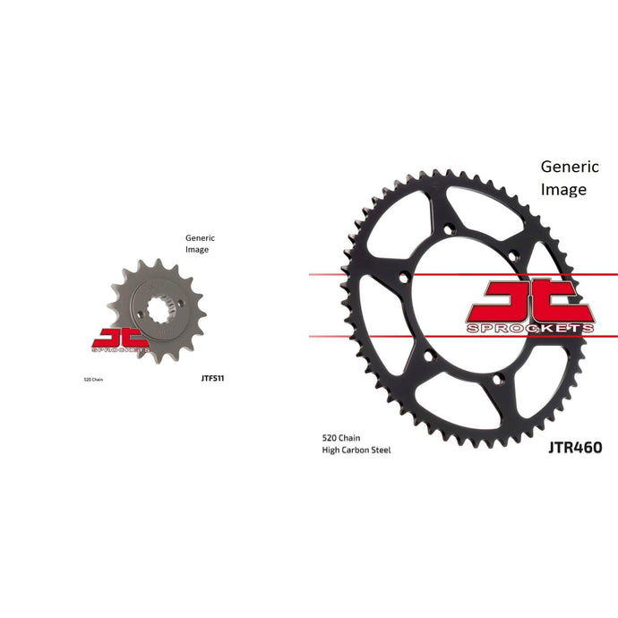 Front & Rear Steel Sprocket Kit for OffRoad KAWASAKI KLX650A/D KLX650R 1993-1996