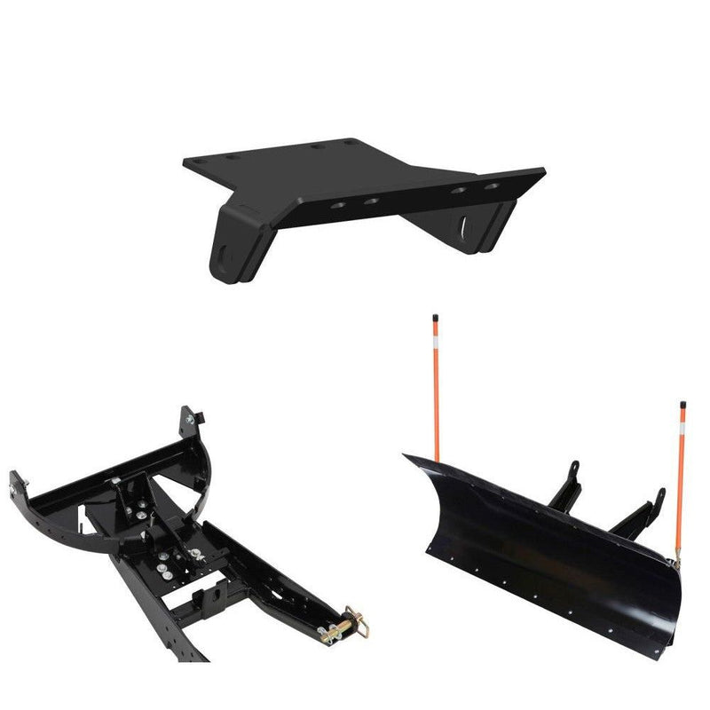 Load image into Gallery viewer, Denali Black UTV Snow Plow Kit For CF-Moto ZFORCE 500 2016-2020

