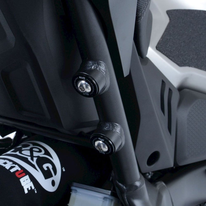 Load image into Gallery viewer, R&amp;G Racing Black Rear Foot Rest Blanking Plugs For 2021-2022 Ducati Multistrada V4
