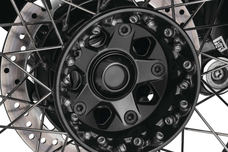 Load image into Gallery viewer, Kuryakyn Lodestar Black Rear Axle Sliders 3805
