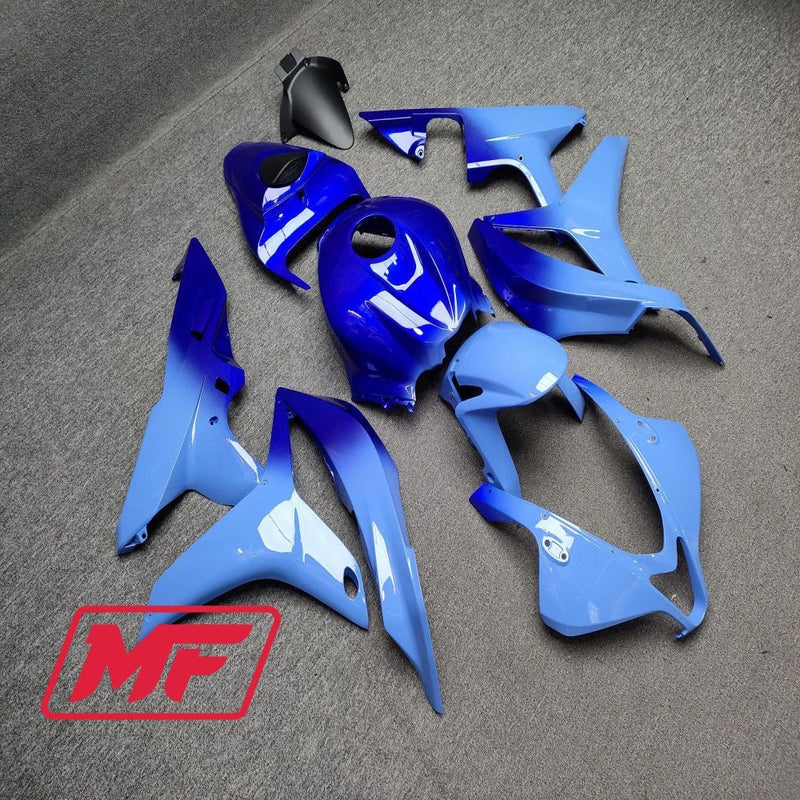 Load image into Gallery viewer, Monster Fairings Full Kit Honda CBR600RR 07-08 Gloss Blue Gradient + Windshield + Gas Tank Cover
