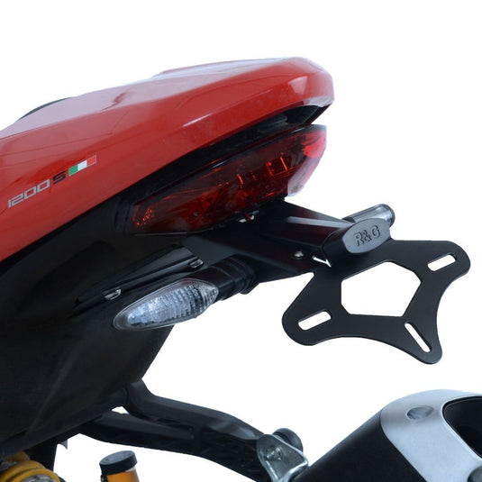 R&G Racing Black Tail Tidy License Plate Holder For 2017-2018 Ducati Monster 1200