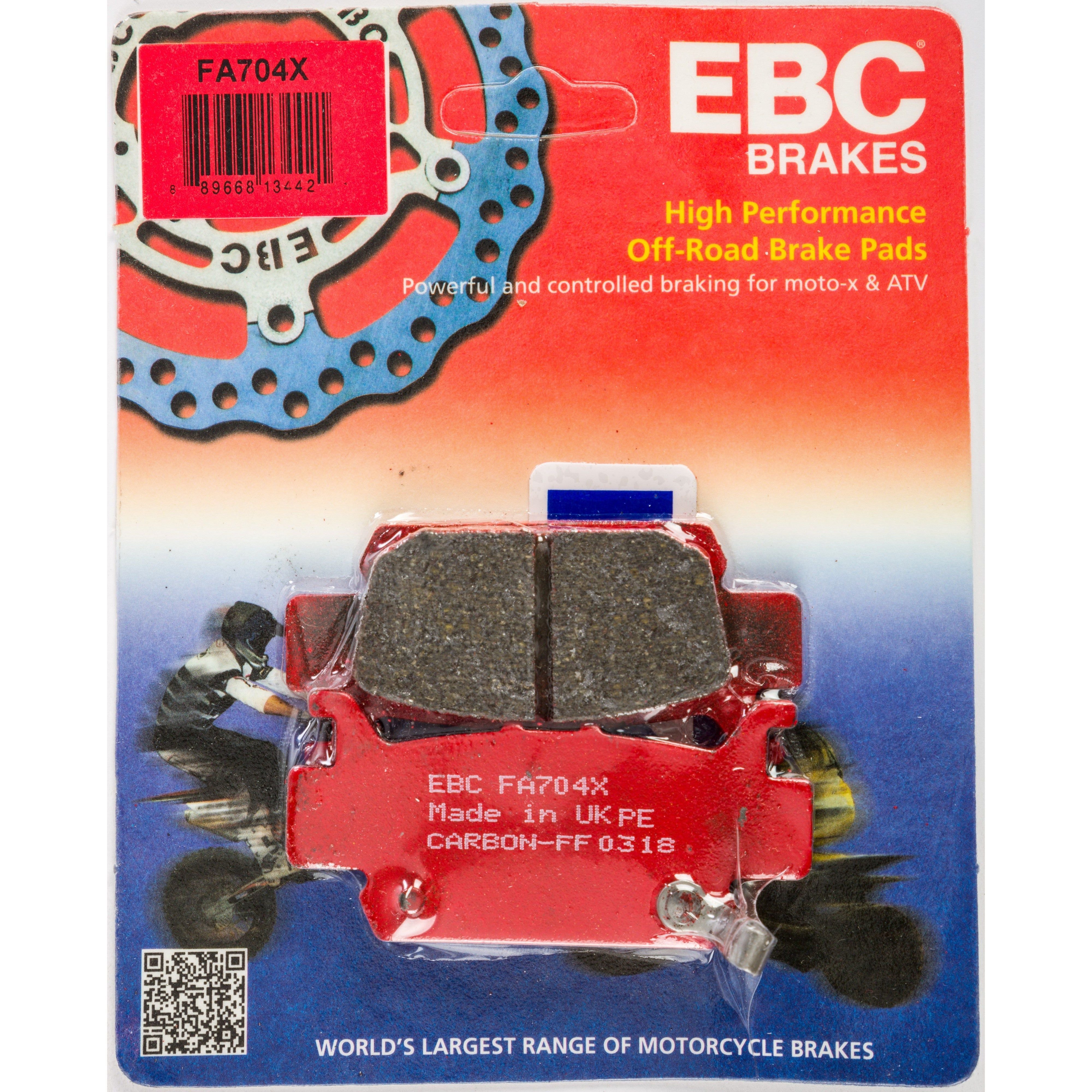 EBC 1 Pair Performance X-Series Carbon Brake Pads MPN FA704X