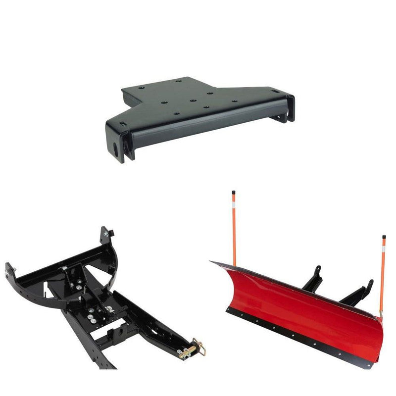 Load image into Gallery viewer, Denali Black UTV Snow Plow Kit For Polaris RZR S 800 2008-2014
