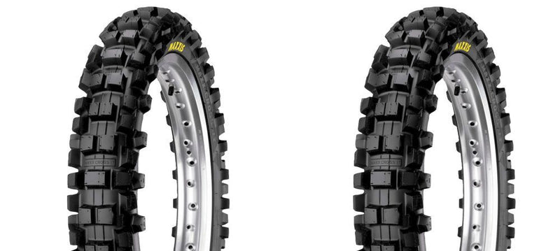 Load image into Gallery viewer, Pair of Maxxis Maxxcross IT M7305 Bias Dirt Bike Tires Rear 90/100-14 (2)
