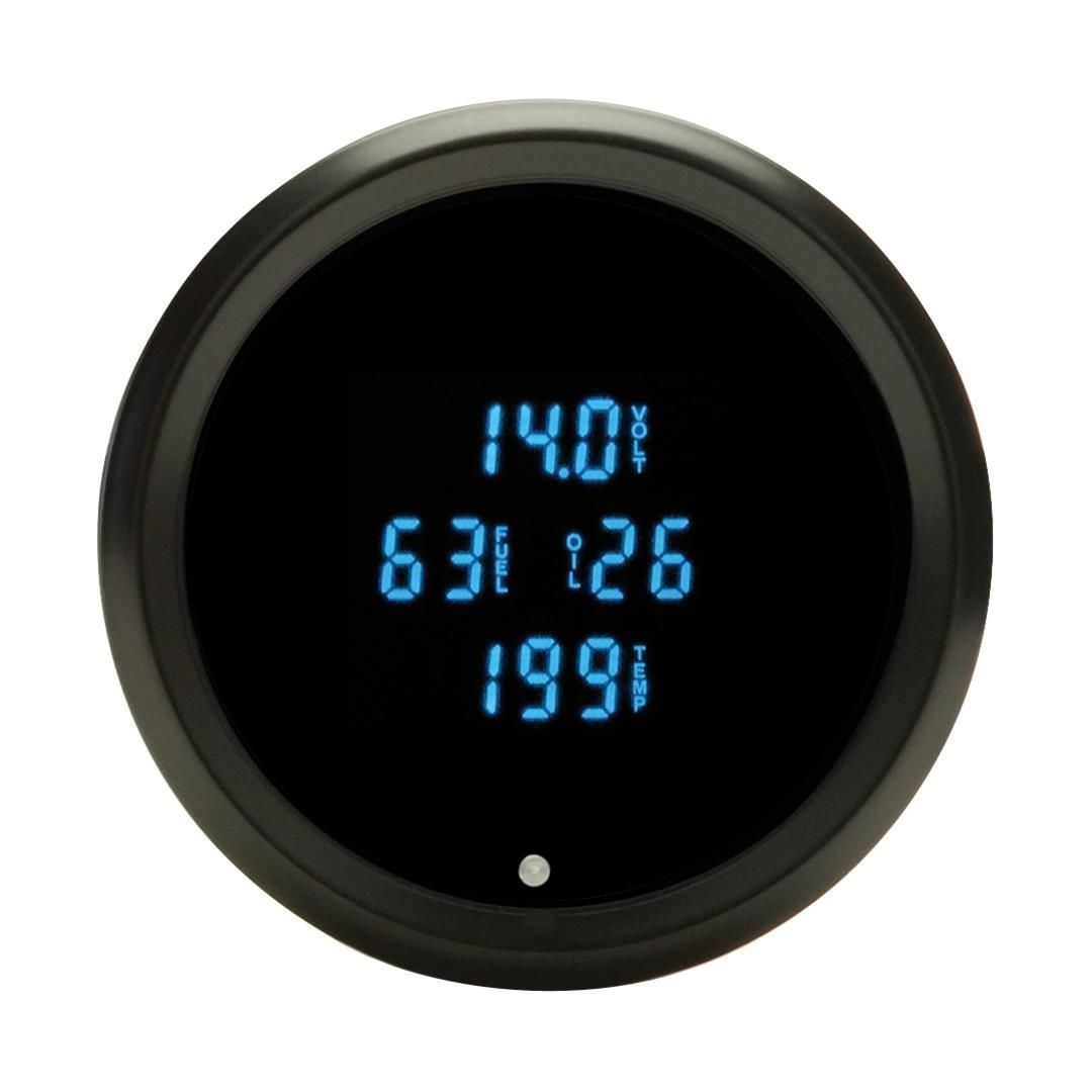 Round Quad Gauge, 3 3/8