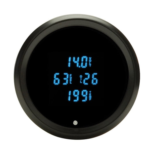 Round Quad Gauge, 3 3/8