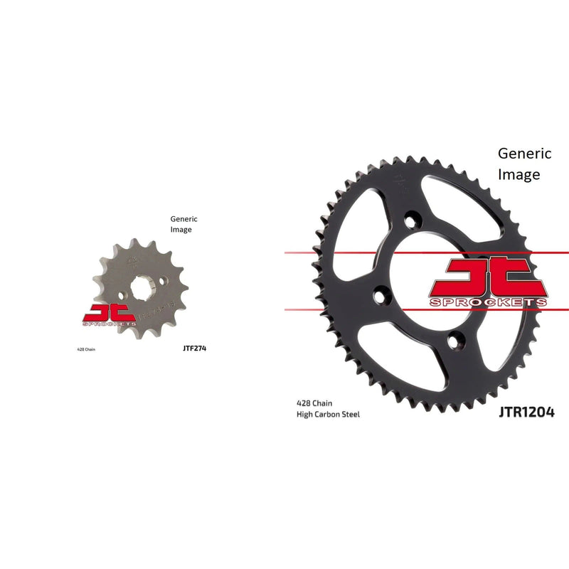 Load image into Gallery viewer, Front and Rear Steel Sprocket Kit for OffRoad HONDA XR100R 1985-2003
