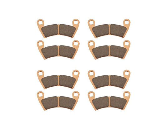 Demon Complete Sintered Brake Pad Set For Polaris Ranger Crew 500 4x4 LE Turbo 2012