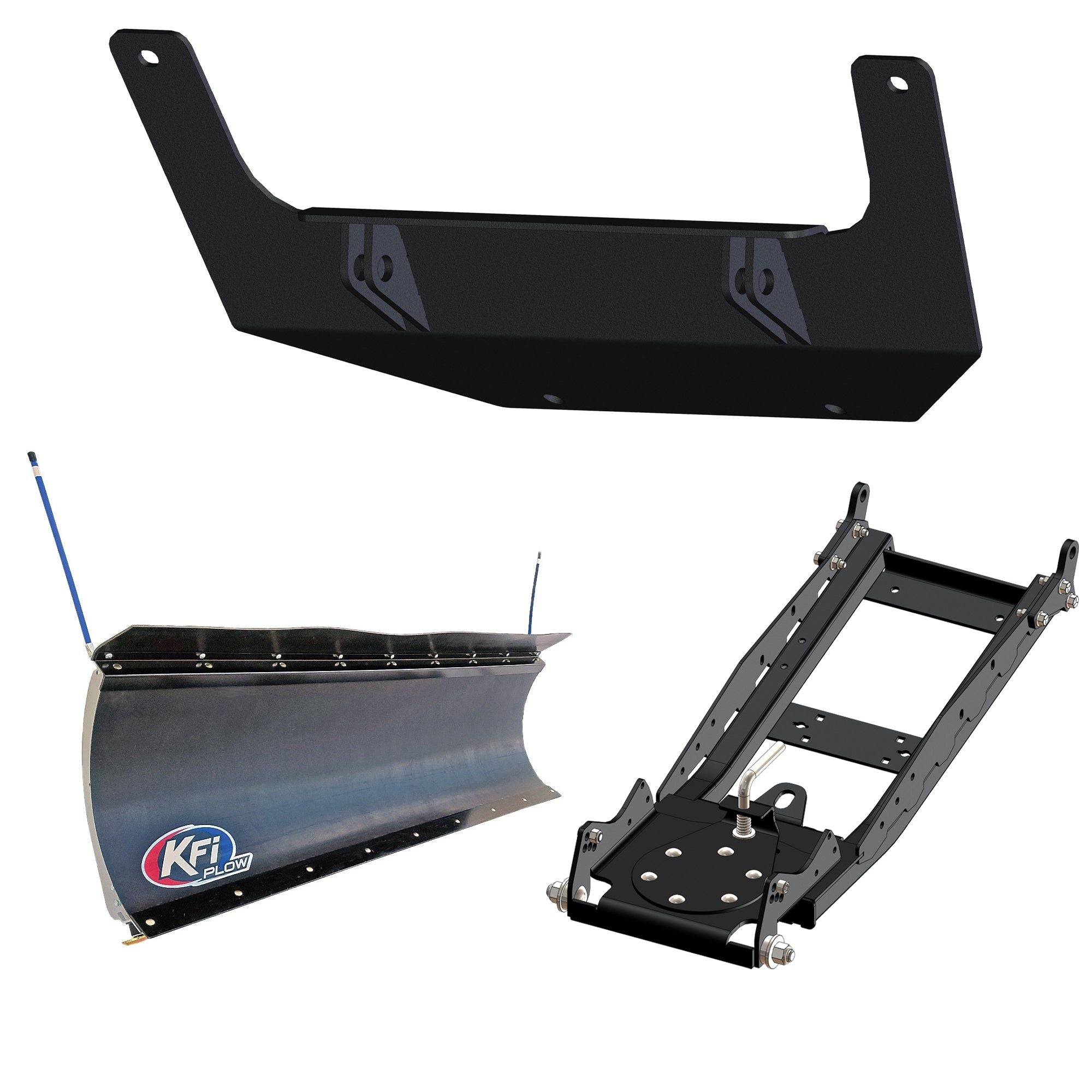 KFI UTV Snow Plow Kit For John Deere Gator XUV 865E 4x4 Diesel 2018-2024
