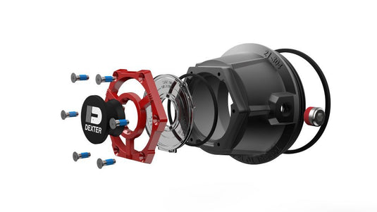 Fortress Complete Aluminum Oil Cap Replacement Kit, For Dexter 10-16K Axles, Threaded (sold each)