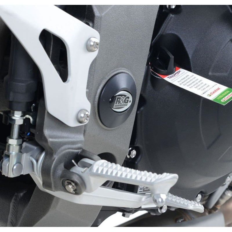 Load image into Gallery viewer, R&amp;G Racing Black Frame Plug For 2011-2012 Triumph Speed Triple
