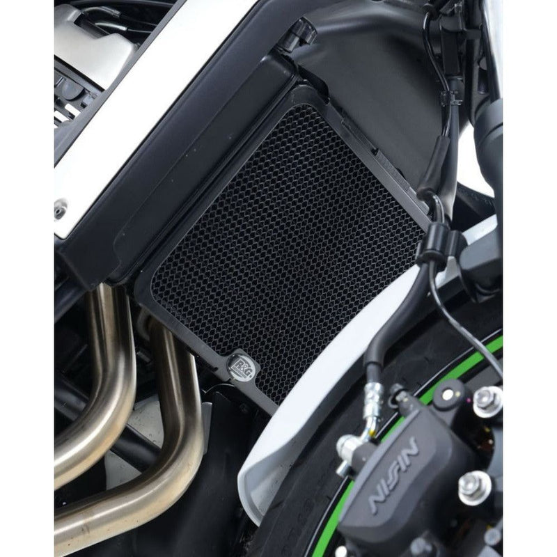 Load image into Gallery viewer, R&amp;G Racing Black Aluminum Radiator Guard For 2017-2024 Kawasaki Vulcan S EN650
