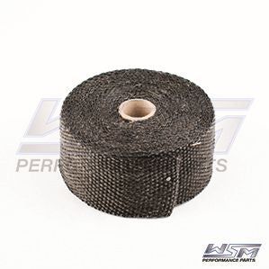 WSM 2'' x 25' - Black Exhaust Wrap 014-1090