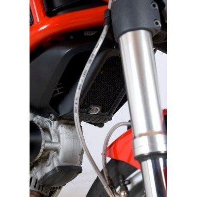 R&G Racing Black Oil Cooler Guard For 2009-2011 Ducati Monster 1100
