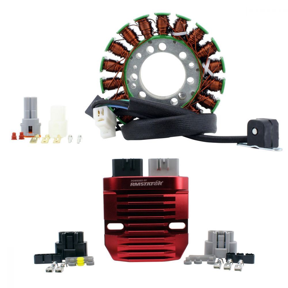 RMStator Stator Kit With Red Machined Aluminum Mosfet Regulator RMS900-107271