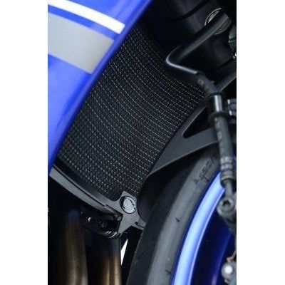 Load image into Gallery viewer, R&amp;G Racing Black Aluminum Radiator Guard For 2009-2014 Yamaha YZF R1 RAD0071BK
