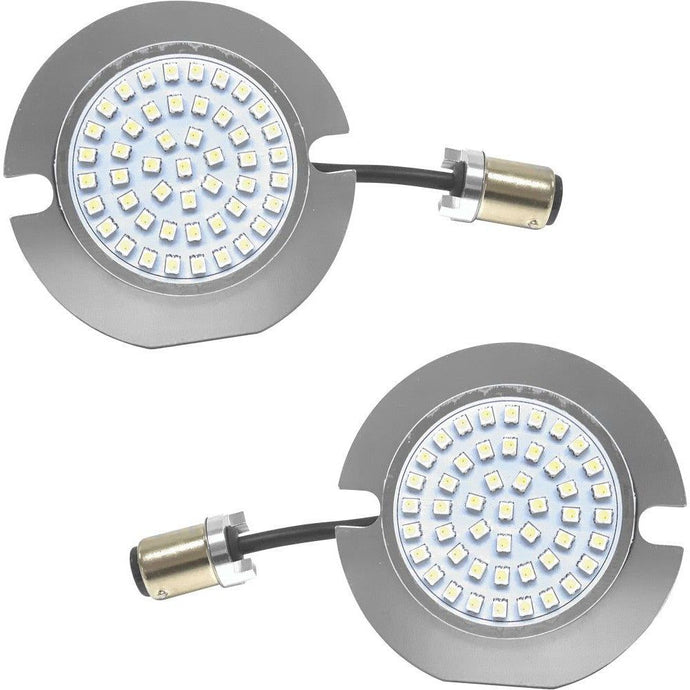 Letric Lighting Flat Switchback Turn Signal Insert White/Amber
