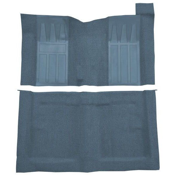 ACC Replacement Carpet Kit For 1969-1970 Ford Ranchero GT 4spd with 2 Medium Blue Inserts - CHOOSE COLOR