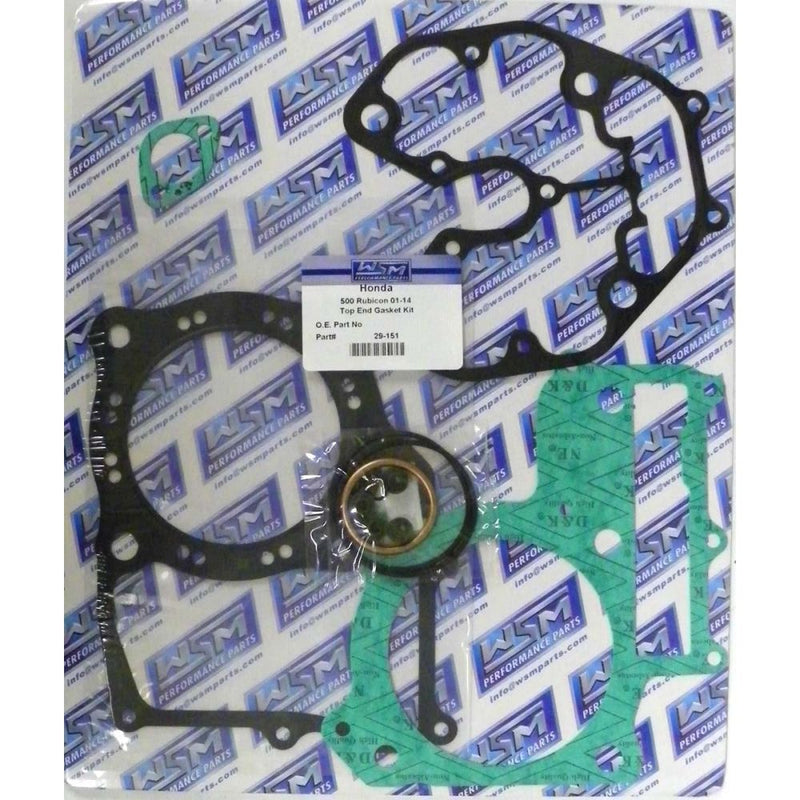 Load image into Gallery viewer, WSM Top End Gasket Kit For Honda 500 Rubicon 01-14 29-151
