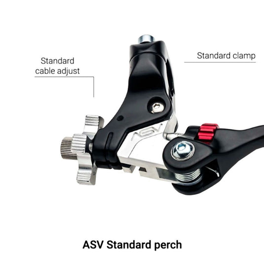 ASV Red F4 Quad Model Shorty Clutch + Brake Lever Pro Pack For Honda TRX450R Kick Start 2004-2012