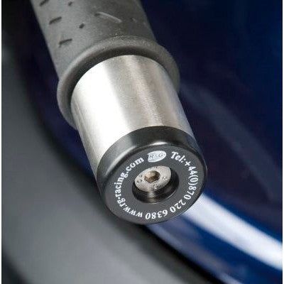 Load image into Gallery viewer, R&amp;G Racing Black Bar End Sliders For 2005 MZ 1000S Faired
