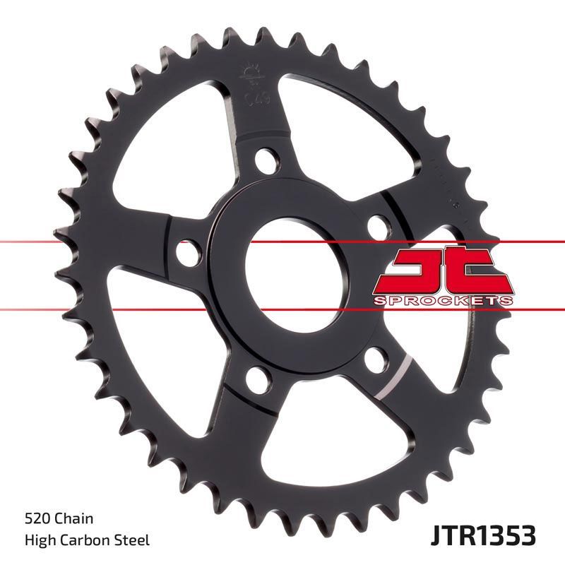 Load image into Gallery viewer, JT Sprockets Rear Steel Sprocket 40 Tooth 40T 520 Chain JTR1353.40
