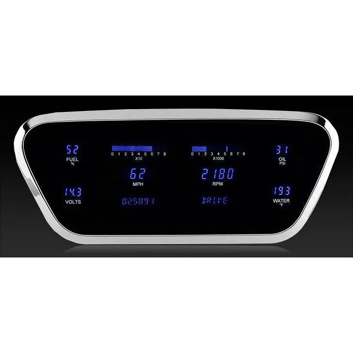 Load image into Gallery viewer, Dakota Digital 1953-1955 Ford F100 Series III Gauge Kit with Teal/Blue Display VFD3-53F-PU-O-Z
