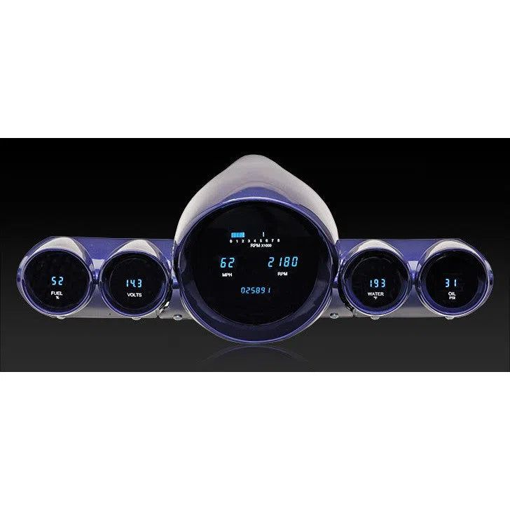 Load image into Gallery viewer, Dakota Digital 1959-1960 Chevrolet Impala Series III Gauge Kit with Teal/Blue Display VFD3-59C-IMP-Z
