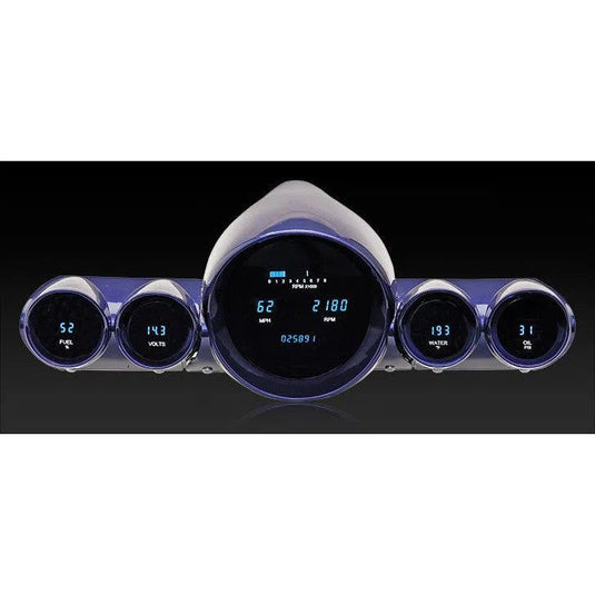 Dakota Digital 1959-1960 Chevrolet Impala Series III Gauge Kit with Teal/Blue Display VFD3-59C-IMP-Z