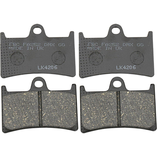 EBC Brake Pad Front Kit FA252 for Yamaha YZF -R1 1998-2001
