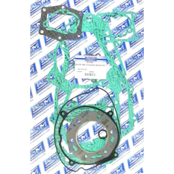 WSM Complete Gasket Kit For Honda 250 CR 1987 25-641