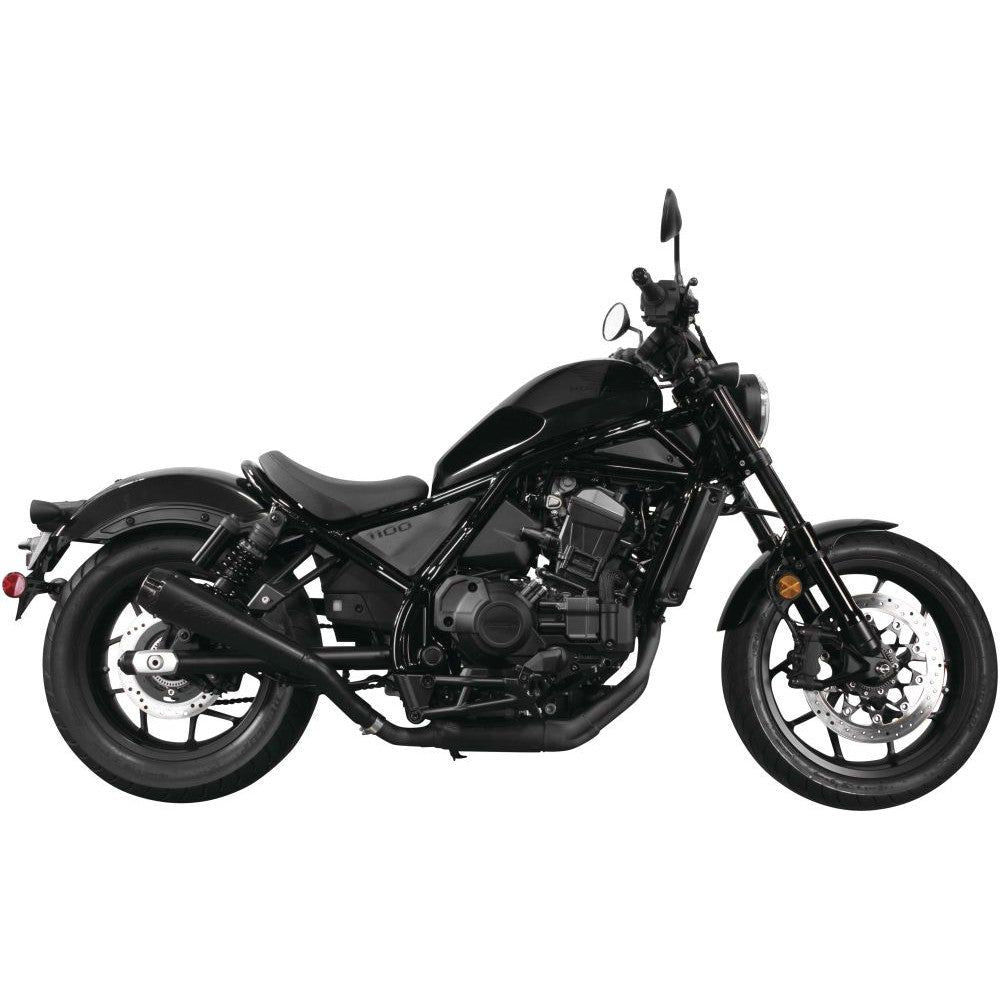 Two Brothers Racing Comp-S Ceramic Black Slip-On System For Honda CMX1100 2021-2022